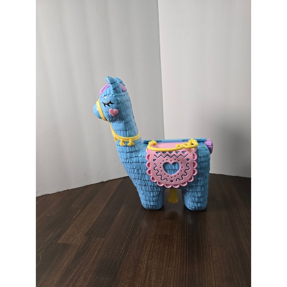 Polly Pocket Pajama Party Llama Party Playset Blue Compact Case Only